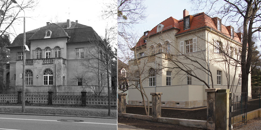 Stadtvilla am Großen Garten Alt und Neu